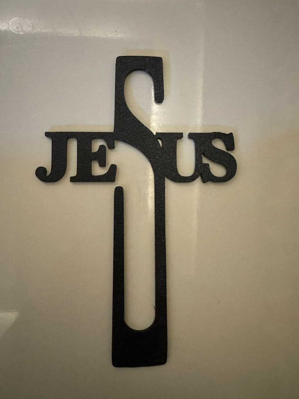 Cruz decorativa de Jesus 3d